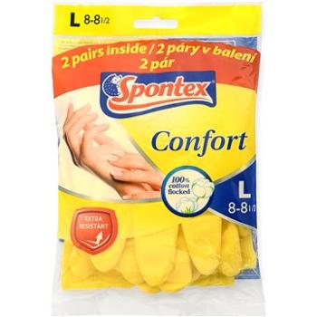 SPONTEX Comfort veľkosť L, 2 páry (3384121091589)