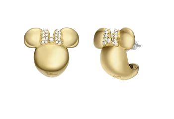 Fossil Pozlátené visiace náušnice Disney Minnie JFC04705710