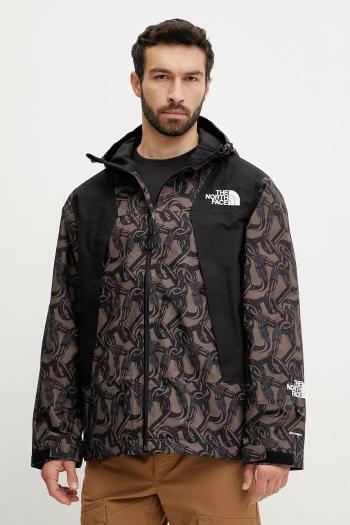 Bunda The North Face TNF X NSE hnedá farba, prechodná, oversize, NF0A8C6ZAC91