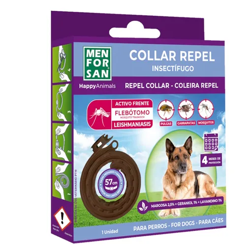 MENFORSAN Prírodný antiparazitný obojok pre psov 57 cm