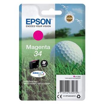 Epson T34634010, T346340 purpurová (magenta) originálna cartridge