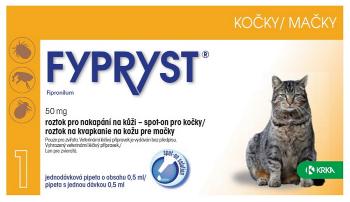 Fypryst Spot-on CAT pipeta pre mačky proti kliešťom a blchám 0,5ml