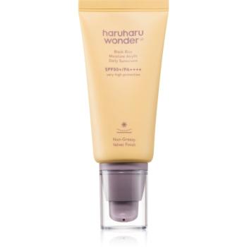 Haruharu Wonder Black Rice Moisture ľahký ochranný fluid SPF 50+ bez parfumácie 50 ml