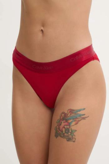 Nohavičky Calvin Klein Underwear bordová farba, 000QF7999E