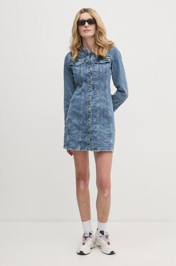 Rifľové šaty Pepe Jeans ELLA mini, priliehavá, PL953549