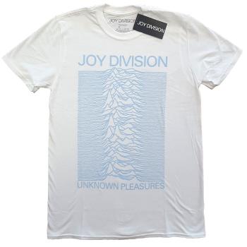 Joy Division tričko Unknown Pleasures Blue on White  one_size