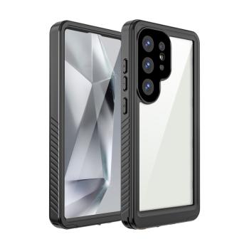 SOLID IP68 Obojstranný kryt pre Samsung Galaxy S25 Ultra 5G čierny