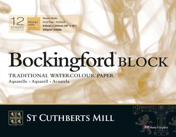 St Cuthberts Mill Bockingford Rough Skicár 41 x 31 cm 300 g White
