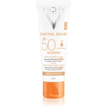 Vichy Capital Soleil tónovaná starostlivosť proti pigmentovým škvrnám 3v1 SPF 50 Tinted 50 ml