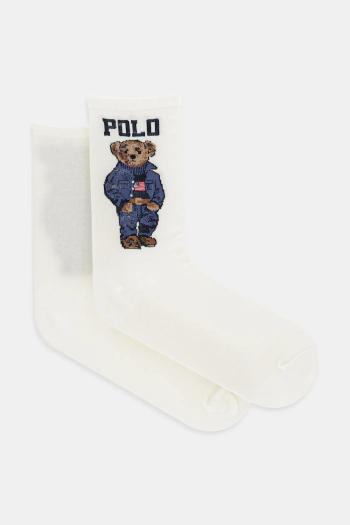 Ponožky Polo Ralph Lauren dámske, béžová farba, 455792964