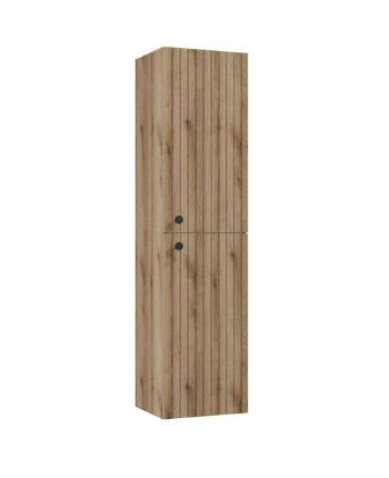 ArtDef Vysoká skrinka do kúpeľne RIETTI OAK EVOKE C35