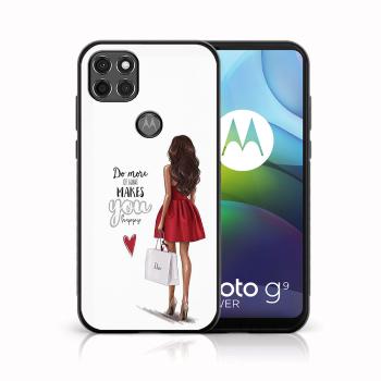 MY ART Ochranný obal Motorola Moto G9 Power -RED DRESS (137)