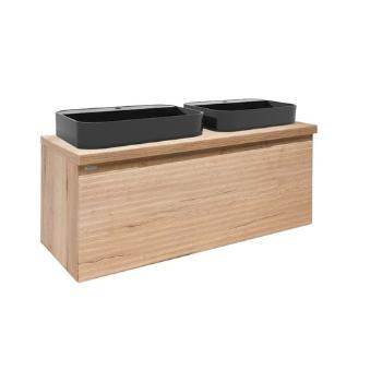 Kúpeľňová skrinka s umývadlom Naturel Savona 118x43x44,8 cm dub halifax mat SAVONA120DHDUB