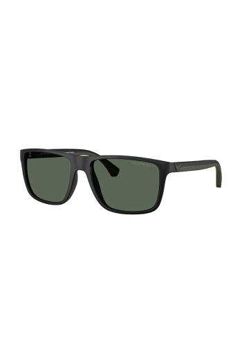 Slnečné okuliare Emporio Armani pánske, čierna farba, 0EA4033