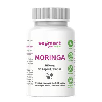 VEGMART Moringa 500 mg 90 kapsúl