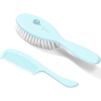 BabyOno Take Care Hairbrush and Comb II sada pre deti od narodenia Mint