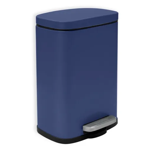 Spirella Spirella pedálový odpadkový kôš akira matná modrá oceľ 5 l 10.20821