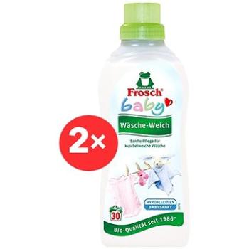 FROSCH Baby Máchadlo na kojenecké a dětské prádlo 2× 750 ml (60 praní)