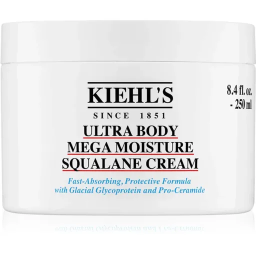 Kiehl's Ultra Body Mega Moisture Squalane Cream hydratačný telový krém pre ženy 250 ml