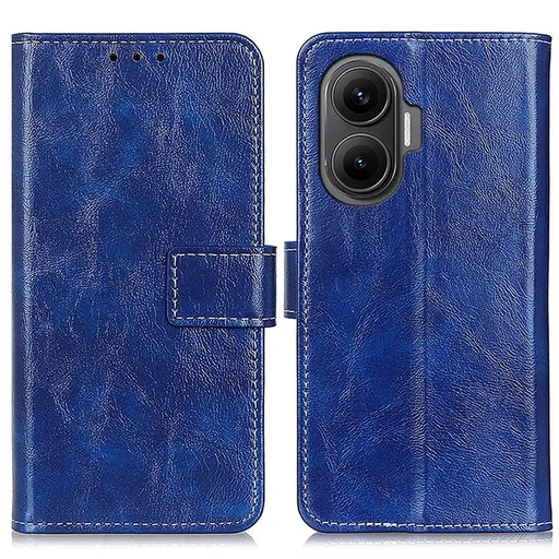 RETRO Peňaženkový obal Xiaomi Poco F7 modrý