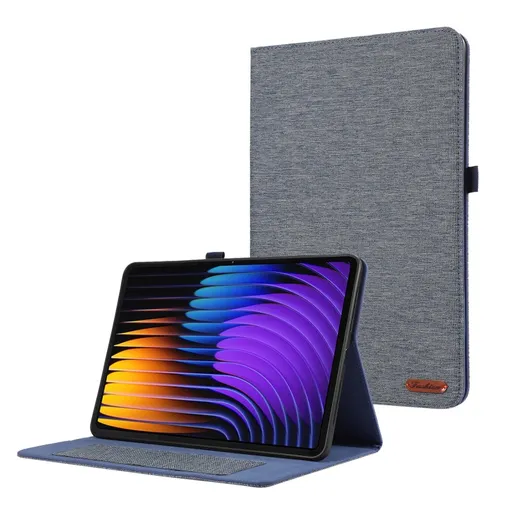 FABRIC Zaklápací kryt pre Xiaomi Pad 7 / Pad 7 Pro modrý