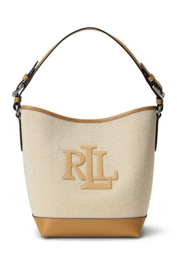 Kabelka Lauren Ralph Lauren béžová farba, 431966757