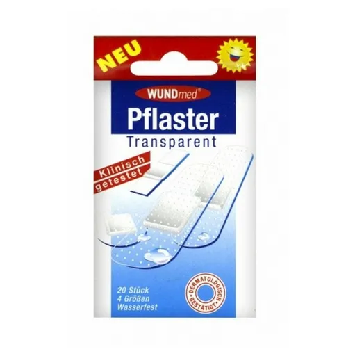 WUNDMED Transparent náplasť 20 ks