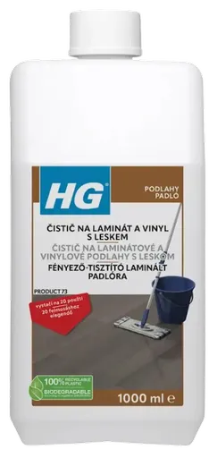 HG 464 - Čistič s leskom na laminátové plávajúce podlahy 1 l 464