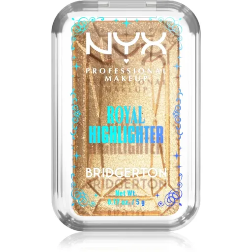 NYX Professional Makeup Bridgerton Royal Highlighter rozjasňovač odtieň 02 Light Gold 5 g