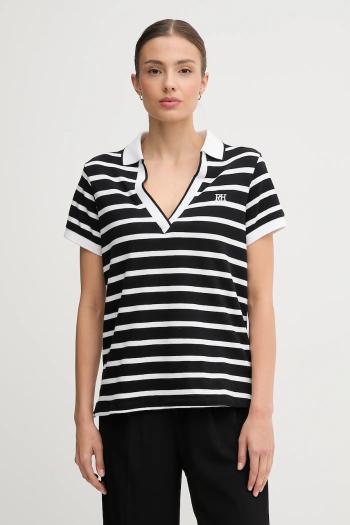 Polo tričko Pedro del Hierro dámske, čierna farba, 4532381