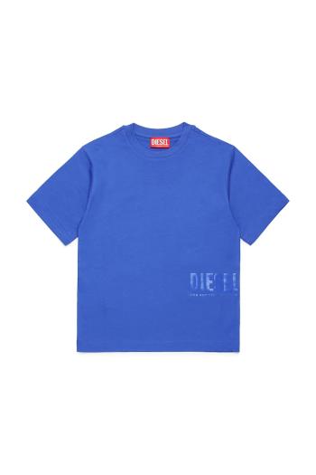 Detské bavlnené tričko Diesel MTFIND OVER T-SHIRTS s potlačou, J02283