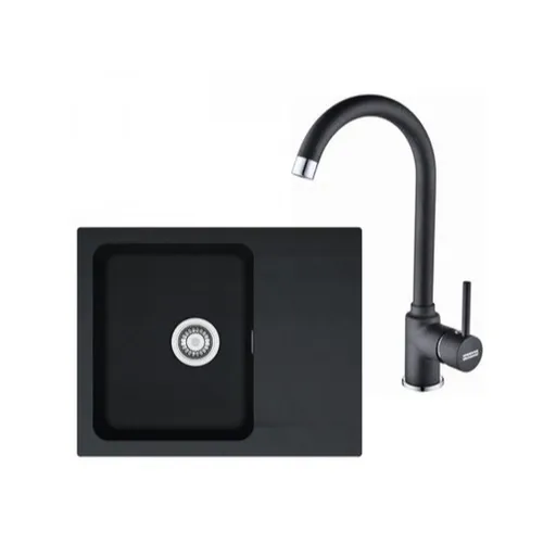 Set drezu Franke Orion OID 611-62 a batéria FP 9400, čierna SETT29C