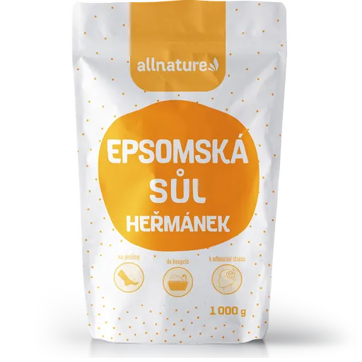 ALLNATURE Epsomská soľ Harmanček 1000 g
