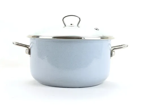 BELIS - Hrniec a pokrievka 24cm 5,5l Premium BELIS šedý, smalt