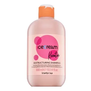 Inebrya Ice Cream Keratin Restructuring Shampoo vyživujúci šampón proti krepateniu vlasov 300 ml