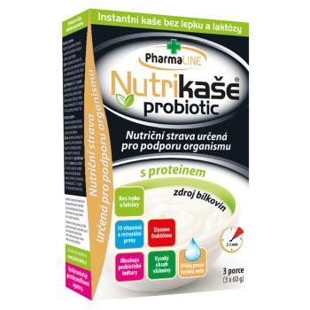 PHARMALINE Nutrikaše probiotic s proteínom 3 x 60 g