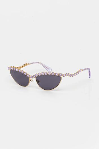 Slnečné okuliare Swarovski MILLENIA fialová farba, 5724513