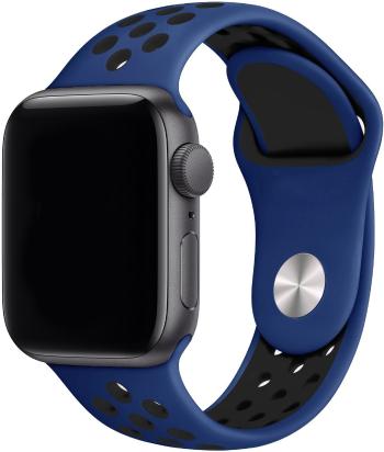 Szíj Eternico Sporty Apple Watch 38mm / 40mm / 41mm - Solid Black and Blue