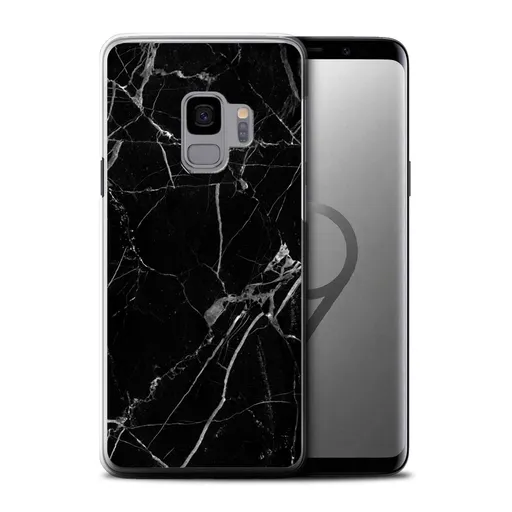PROTEMIO MY ART kryt Samsung Galaxy S9 BLACK MARBLE (142)
