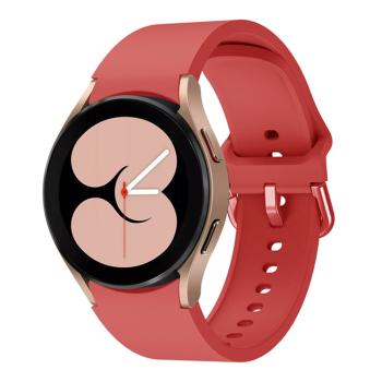 SILICONE Remienok Samsung Galaxy Watch 4 (40 / 44mm) 4 Classic (42 / 46mm) svetločervený