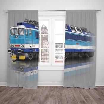 Závesy Lokomotíva 362 (Rozmer: 140x250, Materiál: Blackout)