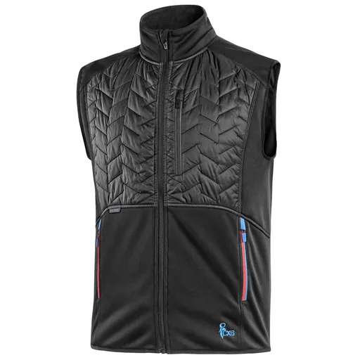 Canis (CXS) Pánska vesta CXS LEONIS - Čierna / modrá | XL
