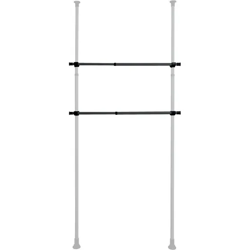 Wenko Sada 2 teleskopických horizontálnych tyčíHerkules, čierna