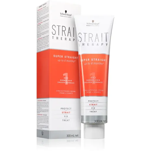 Schwarzkopf Professional STRAIT Therapy Super Straight krém pre narovnanie vlasov 1 Normal Hair 300 ml