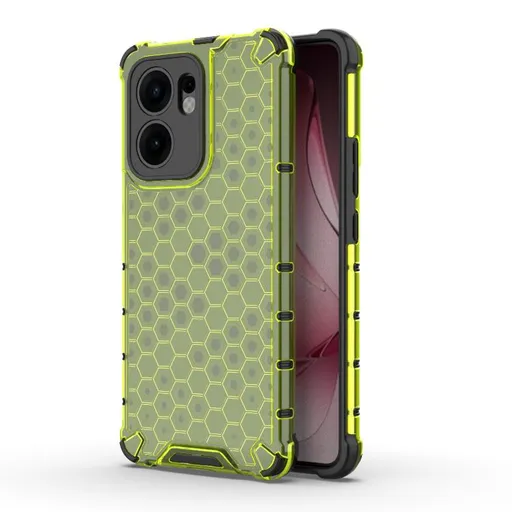 HONEYCOMB Ochranný kryt Oppo Reno13 F 5G / Reno13 FS 5G zelený