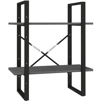 Shumee, s 2 policami sivá, 60 × 30 × 70 cm, masívna borovica, 806434
