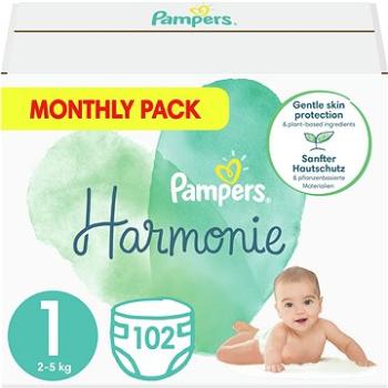 PAMPERS Harmonie veľkosť 1 (102 ks) (8006540156353)