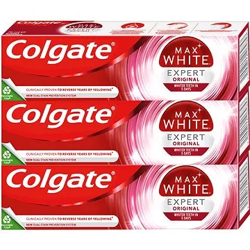 COLGATE Max White Expert Original 3× 75 ml (8590232000739)