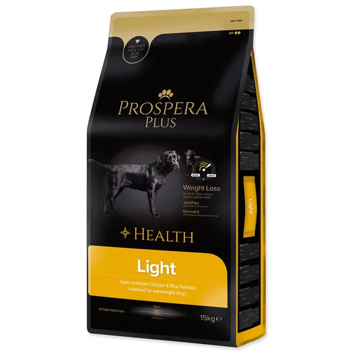 Krmivo Prospera Plus Light kura s ryžou 15kg
