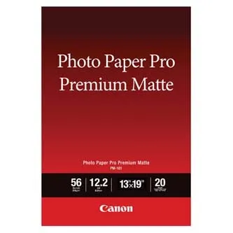 Canon Photo paper premium Matte 8657B007, 210 g/m2, 13x19", A3+, 20ks, matný, atramentový, biely, foto papier